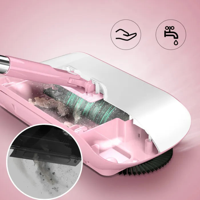 Hand Push Floor Sweeper – Cordless Household Broom