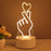 3D LED Acrylic Night Light – USB Neon Lamp for Room & Gifts